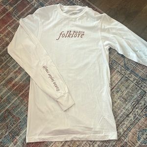 taylor swift folklore album women’s long sleeve
